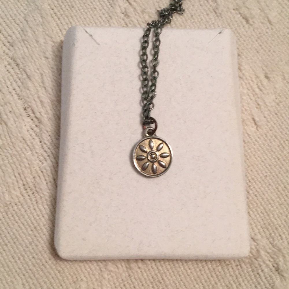 Sun charm necklace